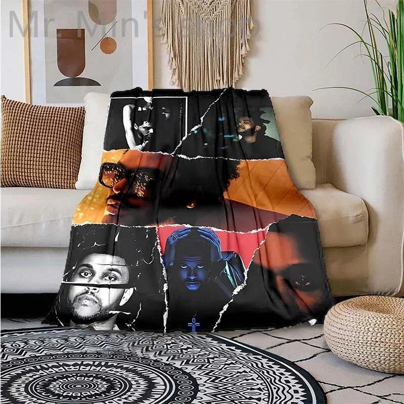 The Weeknd - Manta for the Singer The Weeknd Print Blanket Home travel blanket throw blanket thin blanket Warm blanket