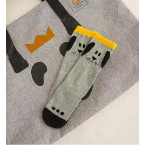 Girls Socks knee high Kids Baby Cute bear panda print Cotton Socks leg warms fall cloth boy knee sock toddler fashion sock