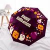 1 Stück Halloween Party Dekoration Regenschirm mit Kunststoffgriff, Geeignet für alle Jahreszeiten Zuhause Reise Outdoor RegenschirmDD1007