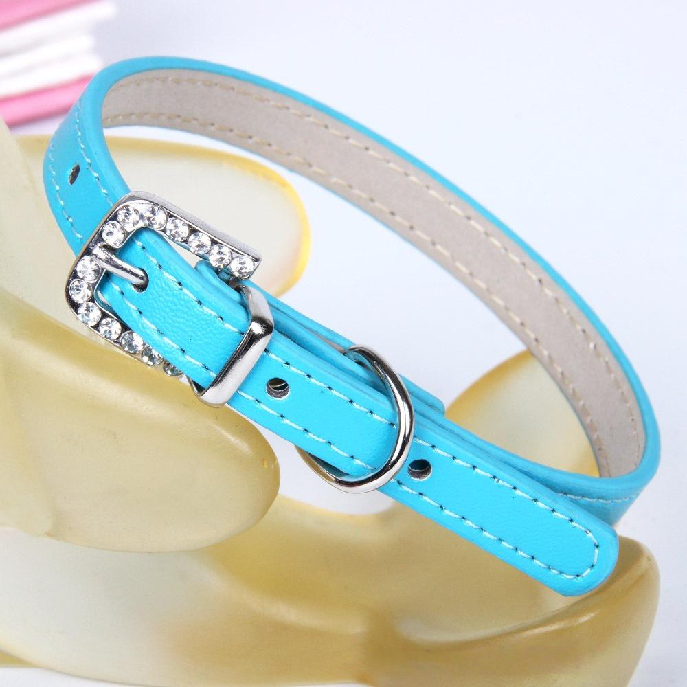 Curated Cat & Dog PU Leather Hanging Neck Collar & Leash - European & American Style