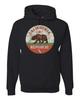 California Republic Distress Circle Flag Unisex Hoodie Sweatshirt