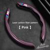 QRPZ1 2PC Car Carbon Fiber Steering Wheel Cover Anti Slip Auto Accessories For BMW M Sport M2 M3 M4 M5 E46 E90 E60 F10 F30 E39 E36 F20