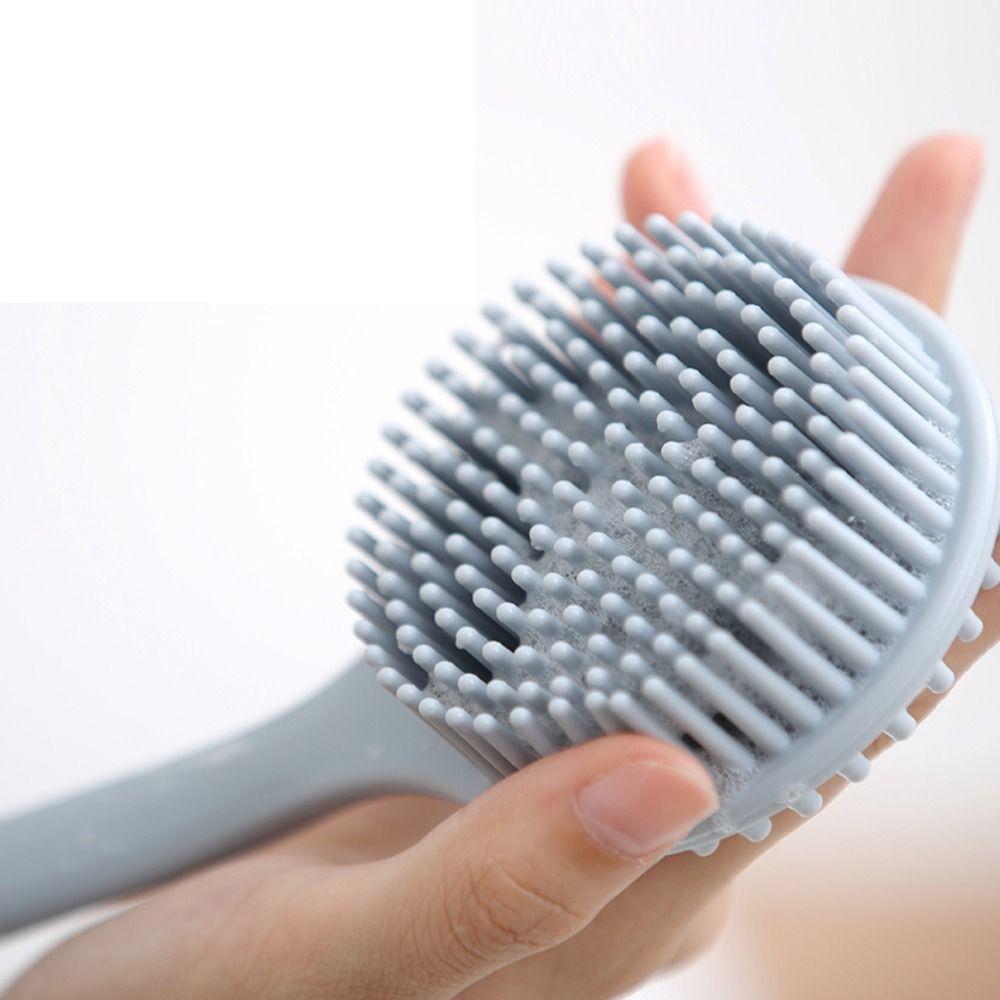 Anti Slip Shower Brush Soft Bristles Body Exfoliator High Quality Back Scrubber  Men and Women