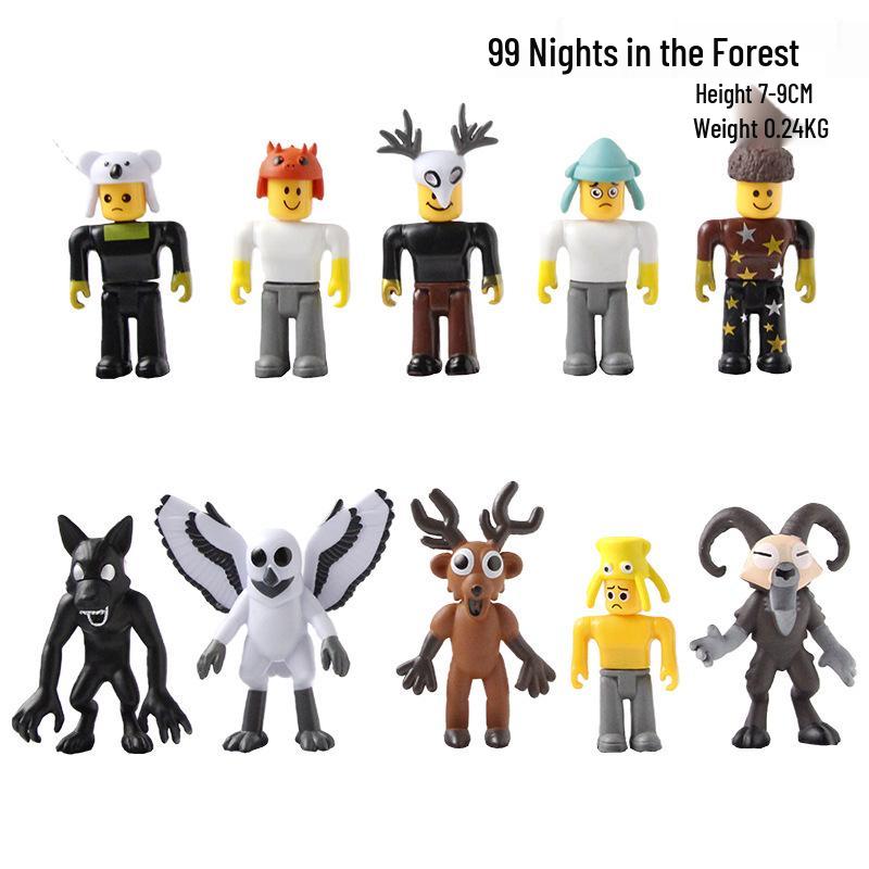 99 Nights Horror Game Collectible Figure Ornament