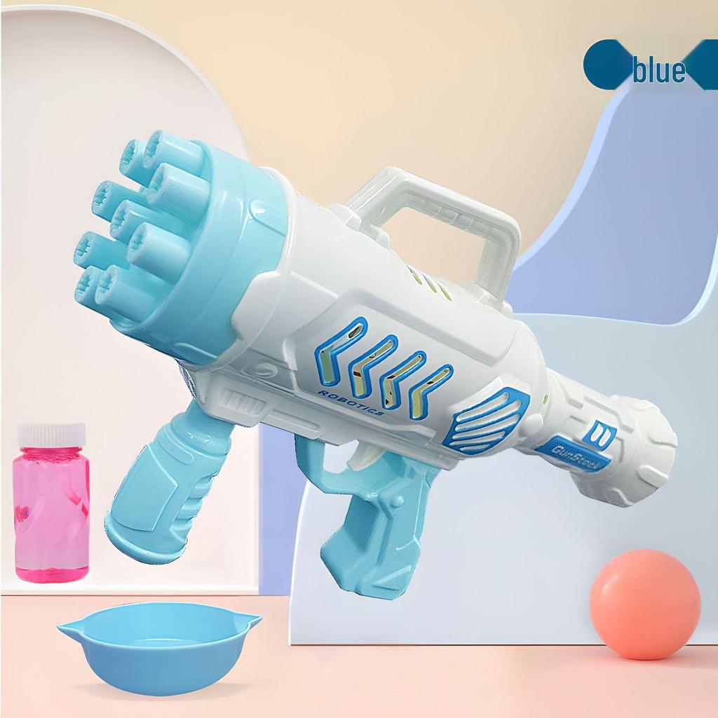 Hot-Selling Automatic Luminous Gatling Bubble Gun - Perfect Toy for Kids