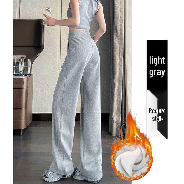 Women's Seasonal Petite Straight-Leg Sweatpants, Banana & Wide-Leg Styles for Spring, Autumn & Winter 2025