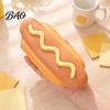 Soft PVC Fidget Tools for Kids Giant Hot Dog Squeeze Toy, 8.3" Slow Rising Realistic Food Shaped Unique Stress Reliever Colleagues Ball, Funny Sensory