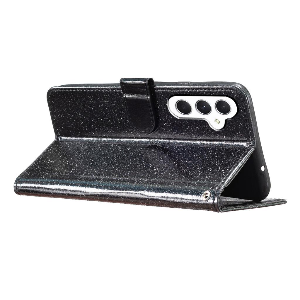 For Samsung Galaxy A17 5G/A17 4G/A26 5G Wallet Case Glitter Anti-Scratch Leather Phone Cover Stand