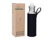 Ultra-Light Pure Titanium Water Bottle - Large Capacity, Wide Mouth, with Handle for Camping & Sports