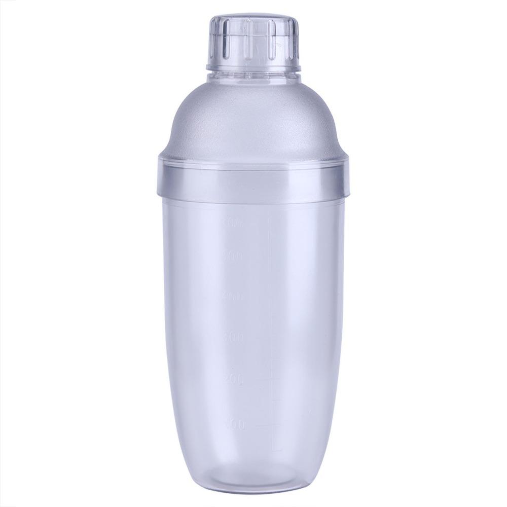 Three-piece Structure Mixing Container Plastic Shaking Vessel Measured Cup Homemade Driking