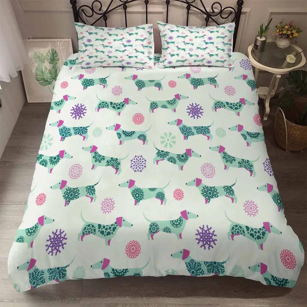 Bedclothes Super Soft Comfortable Bedding Set Wolf Quilt Cover Set+Pillow Cover Beddengoed Set King Animal Comforter Bed Sets