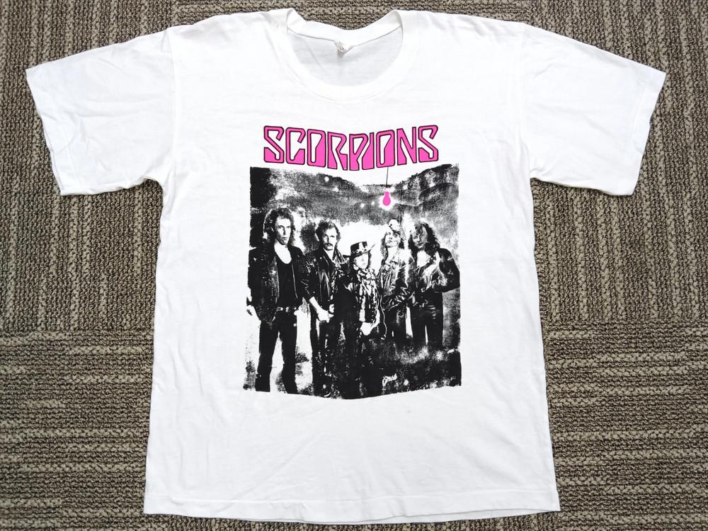 Футболка группы Scorpions рок-группа Короткий рукав S-5XL FL0394 Унисекс L