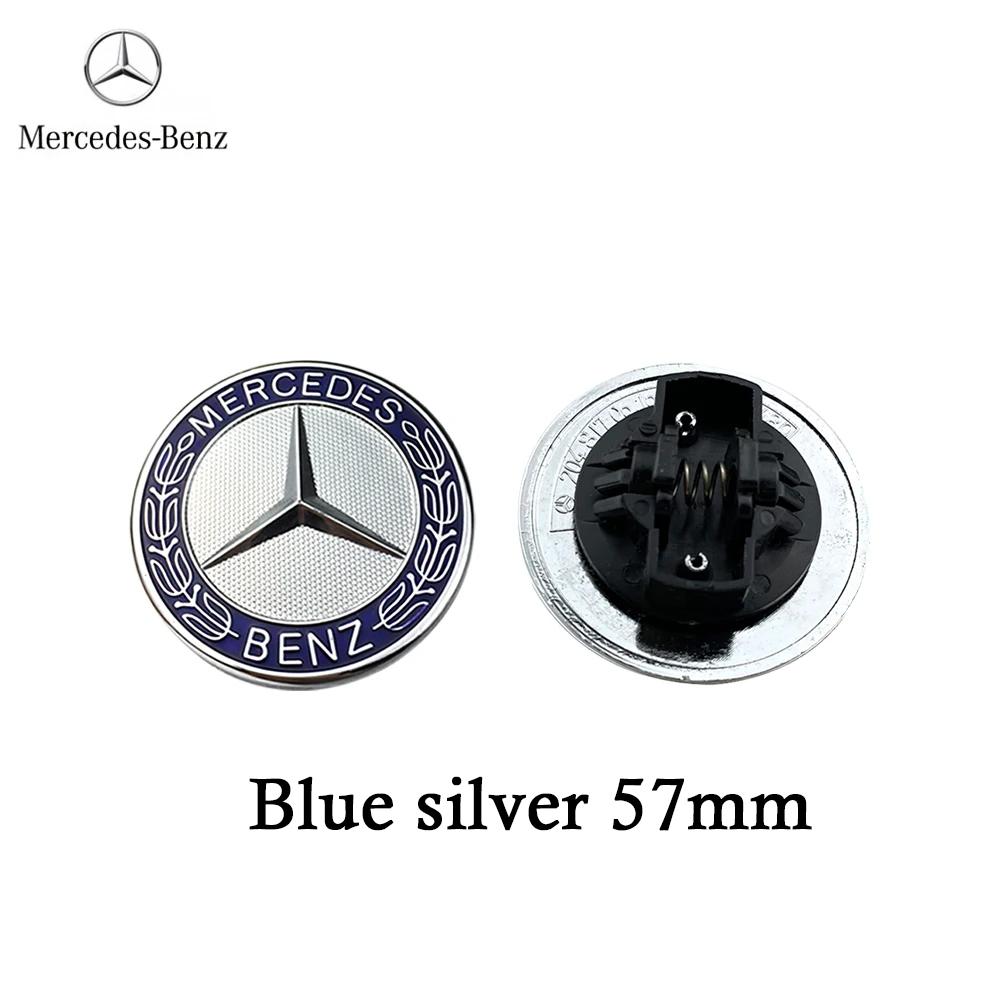

1pcs Car Logo Front Engine Hood Emblem Metal Flat Badge Accessories For Mercedes Benz AMG E S C A B Class GLE GLS CLS GLC CLA