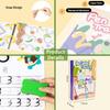 Toddlers Pen Control Books Montessori Learning Toys Tracing Writing Painting Wipe Off Activity Workbook Parish Educational Toys
