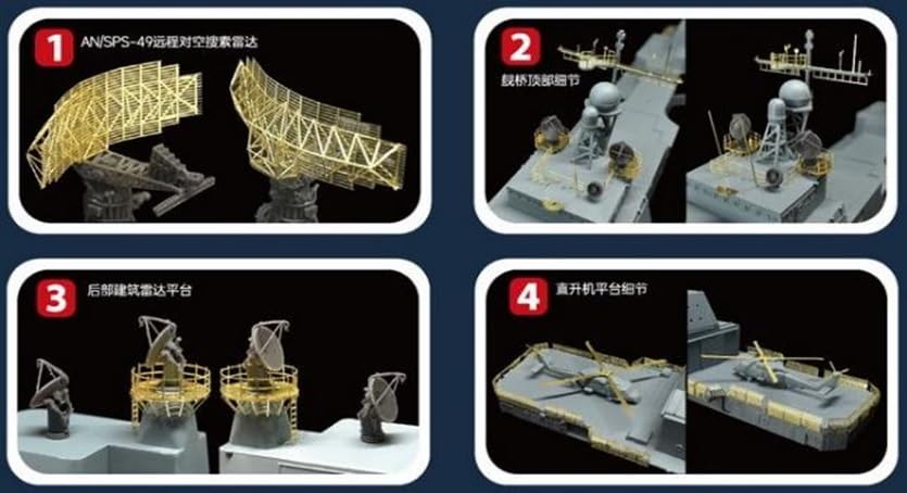 Flyhawk USS Cowpens 1998 Deluxe Edition Plastic Model FLYFH5001S 1/350 CG-63 (Ship)