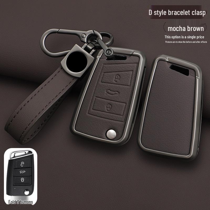 Volkswagen Key Cover Set for Lamando, Tiguan L, Golf 7, Tayron, T-Roc, Tharu, Teramont, Lavida, and Sagitar