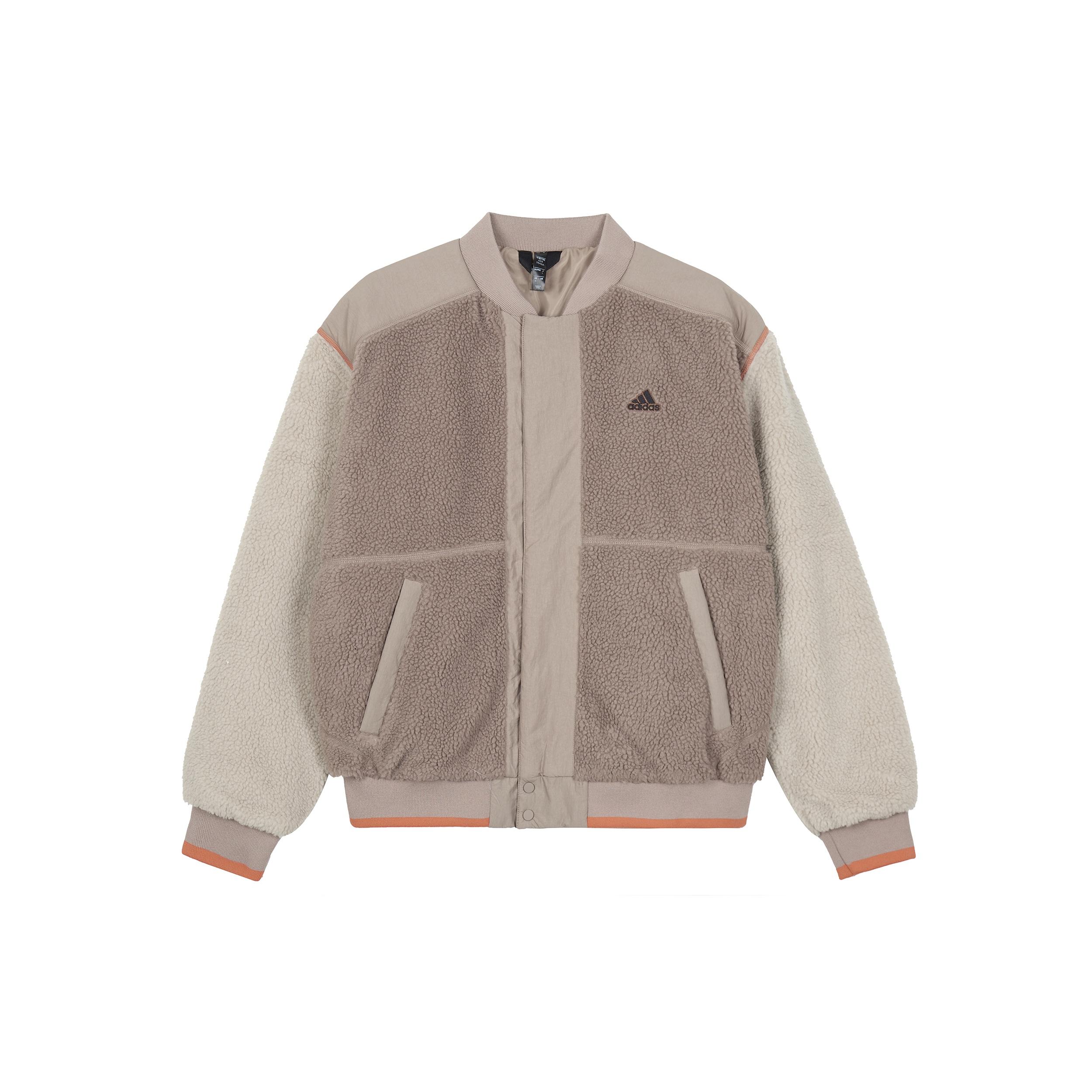 adidas Fleece Collegiate Padded Jacket Asia Sizing  Beige  Men s IL8918 XL