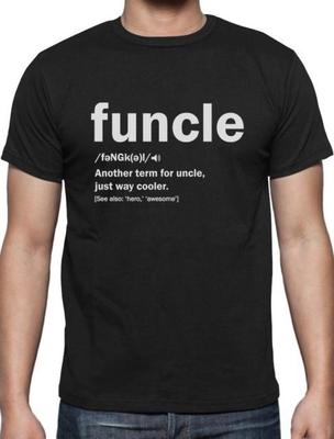 Funcle Śmieszny Fajny Wujek T-shirt Rodzina Wszystkie rozmiary i kolory