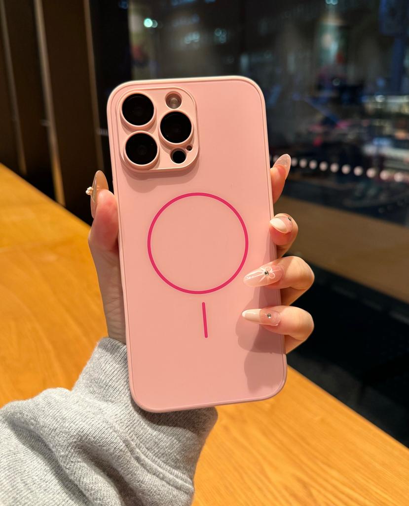 Applicable to iPhone16 matte AG magnetic mobile phone case Apple 15proMax all-inclusive hard case 14 anti-drop protective case