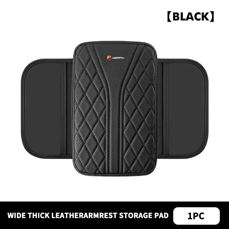 For Abarth Car Armrest Box Cover Cushion Leather Center Console Armrest Protector Pad FIAT 500 FR Ducato Doblo Freemont Idea