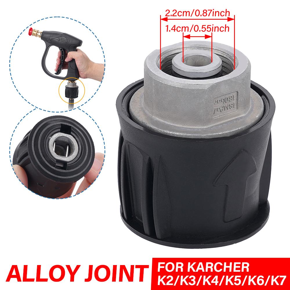 

Водяной пистолет Конвертер сплавного соединения Адаптер выхода для мойки высокого давления Для KARCHER K2/K3/K4/K5/K6/K7 Шланг мойки высокого давления