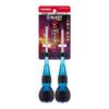 VESSEL Safety Ball Grip Galaxy Through-Hole Screwdriver, Blue, 2-Piece Set, +2x100/-6x100, 250-2PS-GBL