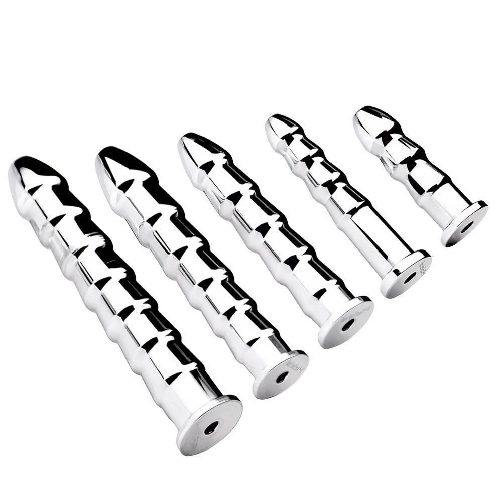 Men's Urethral Masturbation Stick Metal Stainless Steel Pull Bead Dilator Sounding Gay Sex Toy Penis Pulg Chastity