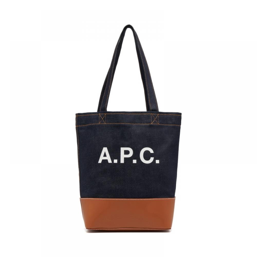 Apesse Coddp M61568 Caf Caramel Axelle Axelle Axelle Small Denim Tote Bag