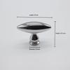 Zinc Alloy Single Hole Cabinet Knob Simple Oval Drawer Knob Matte Furniture Pull Handle For Wardrobe Cupboard Drawers Upgrade