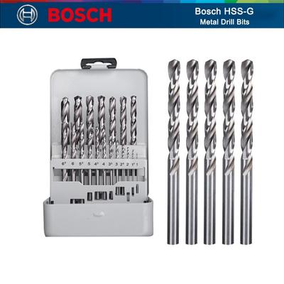 HSS-G Metal Drill Bits Twist Drill Bit Kit High Speed Steel HSS-G Kit Match With Bosch GSR/GBM/GSB Series Power Tools
