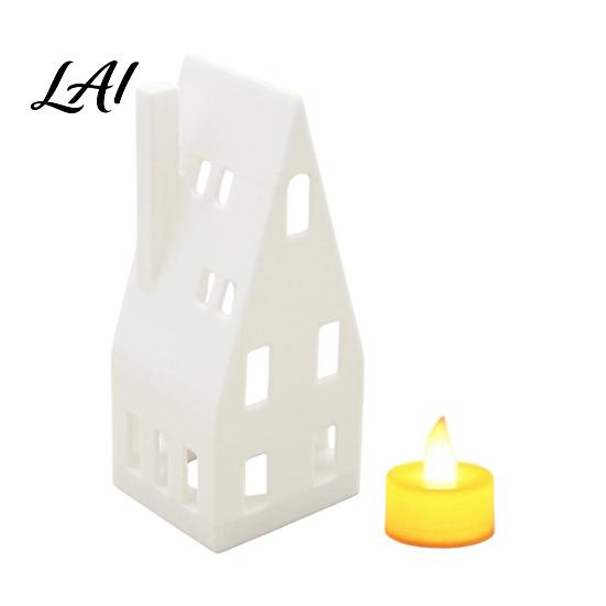 Warm Atmosphere Lighting Light Up Christmas Decoration with LED Flameless Candle Battery Operated Decorative Table Safe Candle Lamp
