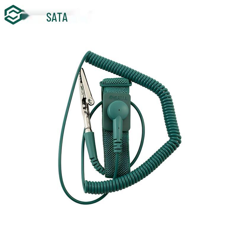 SATA 03310 Anti-static Wrist Strap зелёный