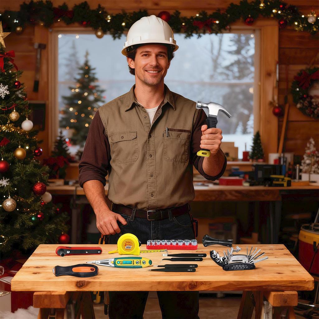 24-Piece Christmas 3D Countdown CalendarFix Tools Accessory Set (24 Fix Tools)