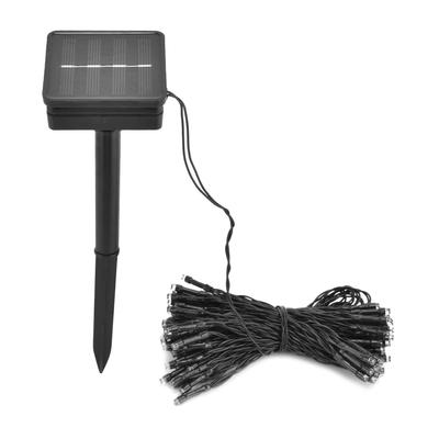 Wodoodporne solarne lampki sznurkowe 12M 100LED Kolorowe lampki sznurkowe na patio, podwórko, do ogrodu, dekoracje na imprezę