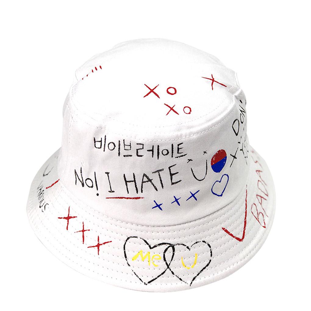 Hip Hop Bucket Hat Personalized Graffiti Style For Unisex Fisherman Hat Fisherman Hat Hip Hop Cap