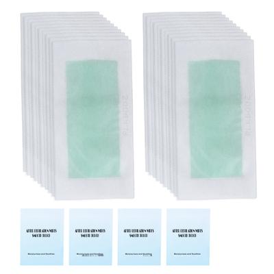 40pcs Wax Strips Kit Double Sides Fast Hair Remover Strips with Cleaning Pads for Armpit Arm Legs