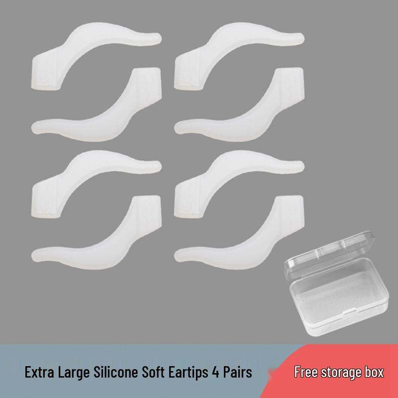 Silicone Anti-Slip Ear Hooks for Glasses - Sports Ear Grips & Retainers