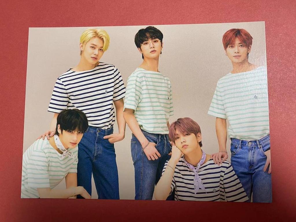 [USED] TXT ETERNITY Uniform Postcard Trading Card MD ALL
