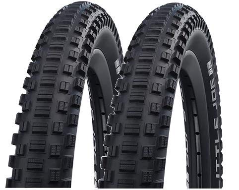 

Set of two SCHWALBE LITTLE JOE 20-inch 406 Clincher Folding Tires in Black Reflex (20x2.00) [Imported]