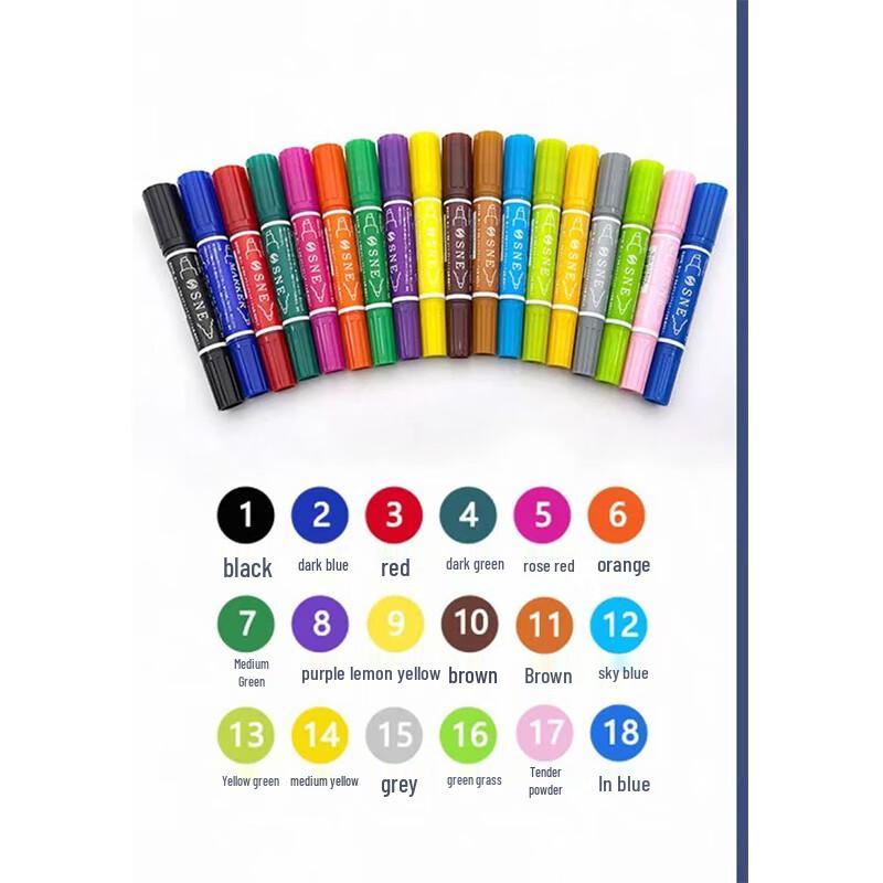 TANMINGFEI Oil-Based Marker Pens (10-Pack)