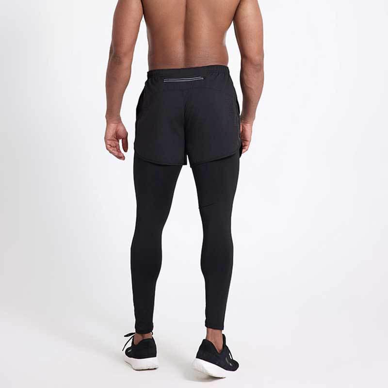 Чоловічі професійні шорти для марафону 2024 з підкладкою - Двошарові, 3-дюймові, Тренд фітнесу для легкої атлетики