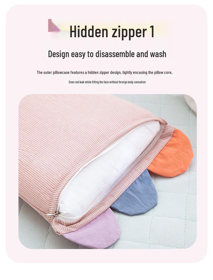 Pure Cotton Cartoon Pillowcase for Kids - Cute, Zippered Cover for Boys & Girls