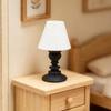 Vintage Mini Classical Table Lamp Model Tiny Dollhouse Decor for Sand Table Scene Layout Photography Props