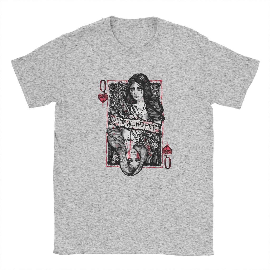 Game AAlice Madness Returns T Shirt Unisex 100 Cotton Unique TShirt Crewneck Pure Madness Tee Shirt Short Sleeve Clothes Original