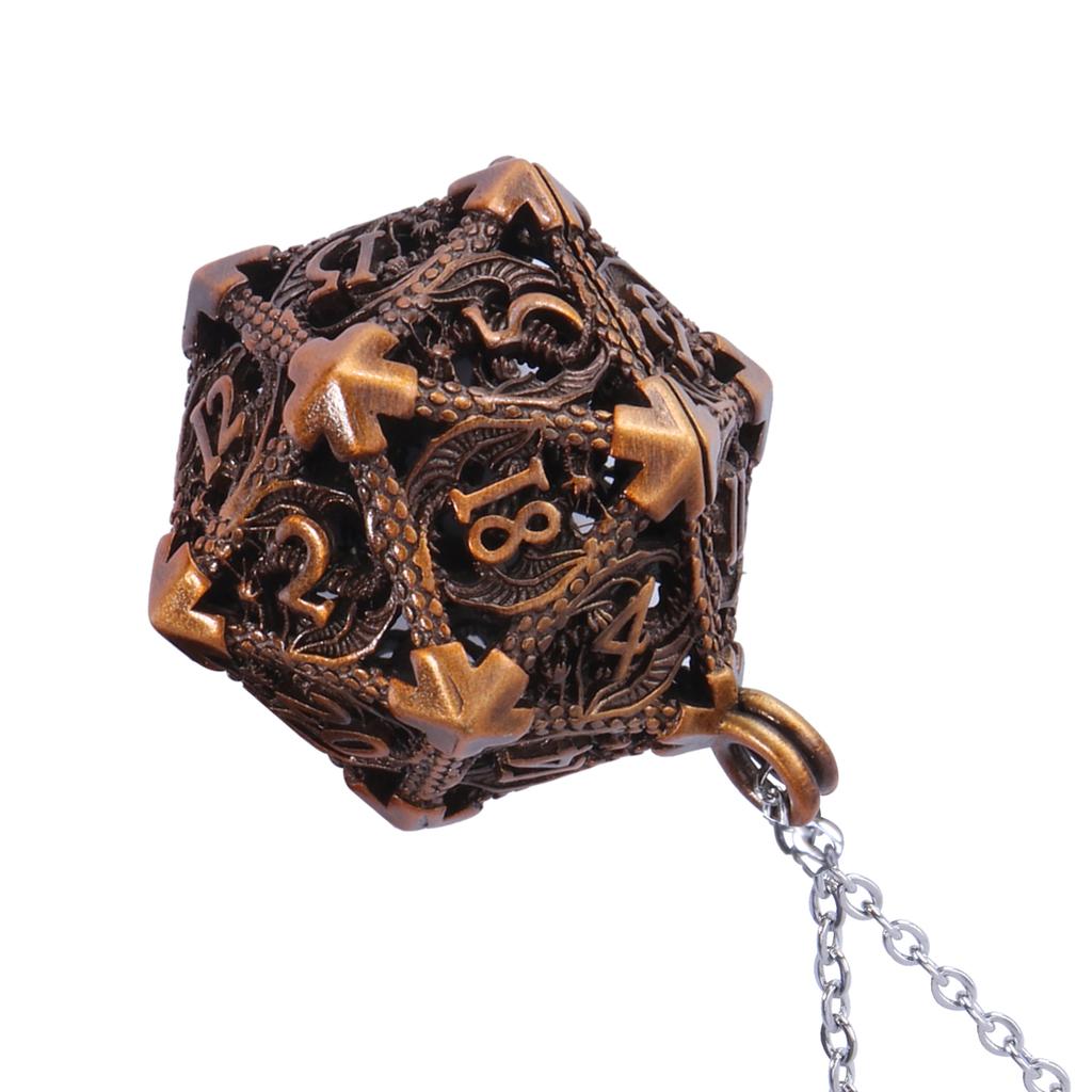 Clavicle Chain for Women Girls Hollow out Dices Pendant Necklace Handmade Adjustable Collarbone Chain Unisex Jewelry