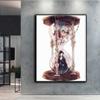 Popular 5D Diy Cross Stitch Girl In Hourglass Bottle Painting Full Drill Cross-Stitch Crafts Kit Wall Sticker Home Decor