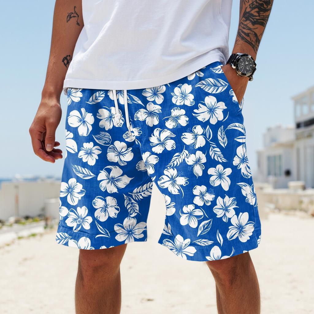 Herren Sommer Große lässige lockere Sporthose Strandshorts