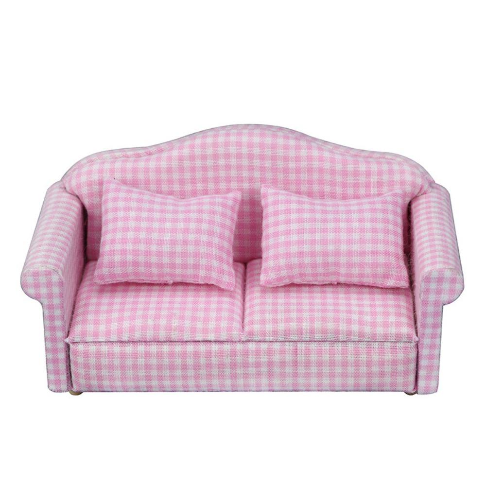 Mini 1:12 Dolls Sofa Pillows Set Miniature Doll House Accessories Children Toys Gift