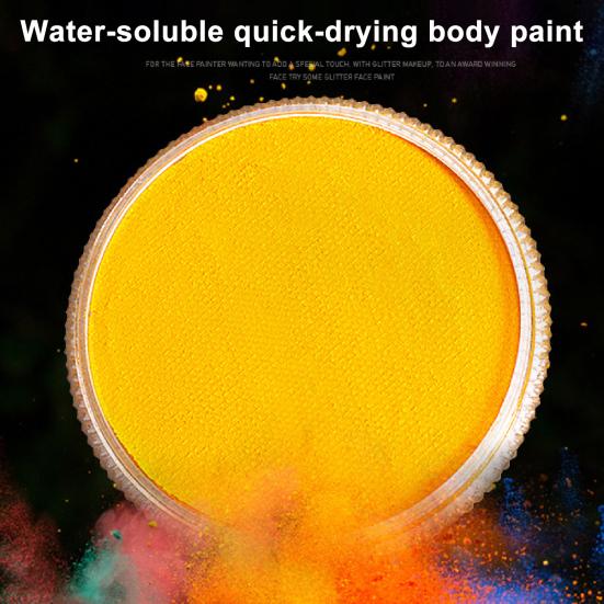 Yousheng 30g Body Paint Cream High Saturation Waterproof Non-Fading Drawing Art Watercolor Pigment Painting Supplies