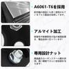 Gasupply Forged Wide Tread Inner Diameter 30mm Matte Black of Spacers, 6H, PCD139.7, 108.1, M12xP1.5, Thick, (Set 2)